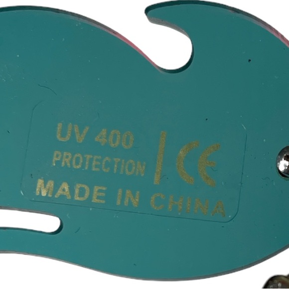 Flame Sunglasses Red Orange Blue - Picture 3 of 5